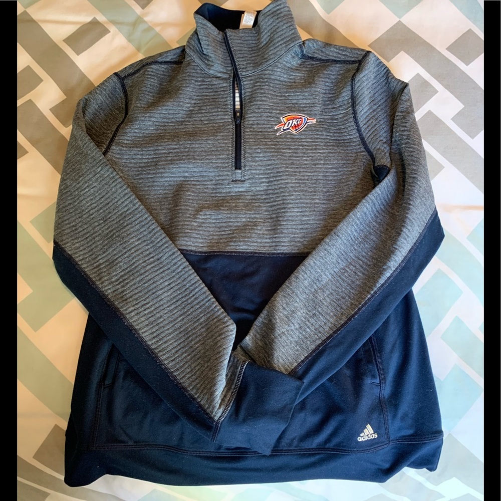 OKC Thunder Half Zip - Women Medium - Adidas